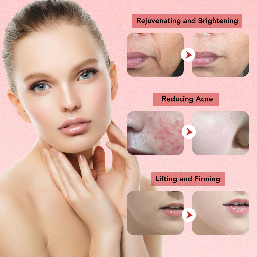 7-in-1 EMS RF Microcurrent Facial Rejuvenation Device with Light Therapy for Anti-Aging and Wrinkle Reduction
